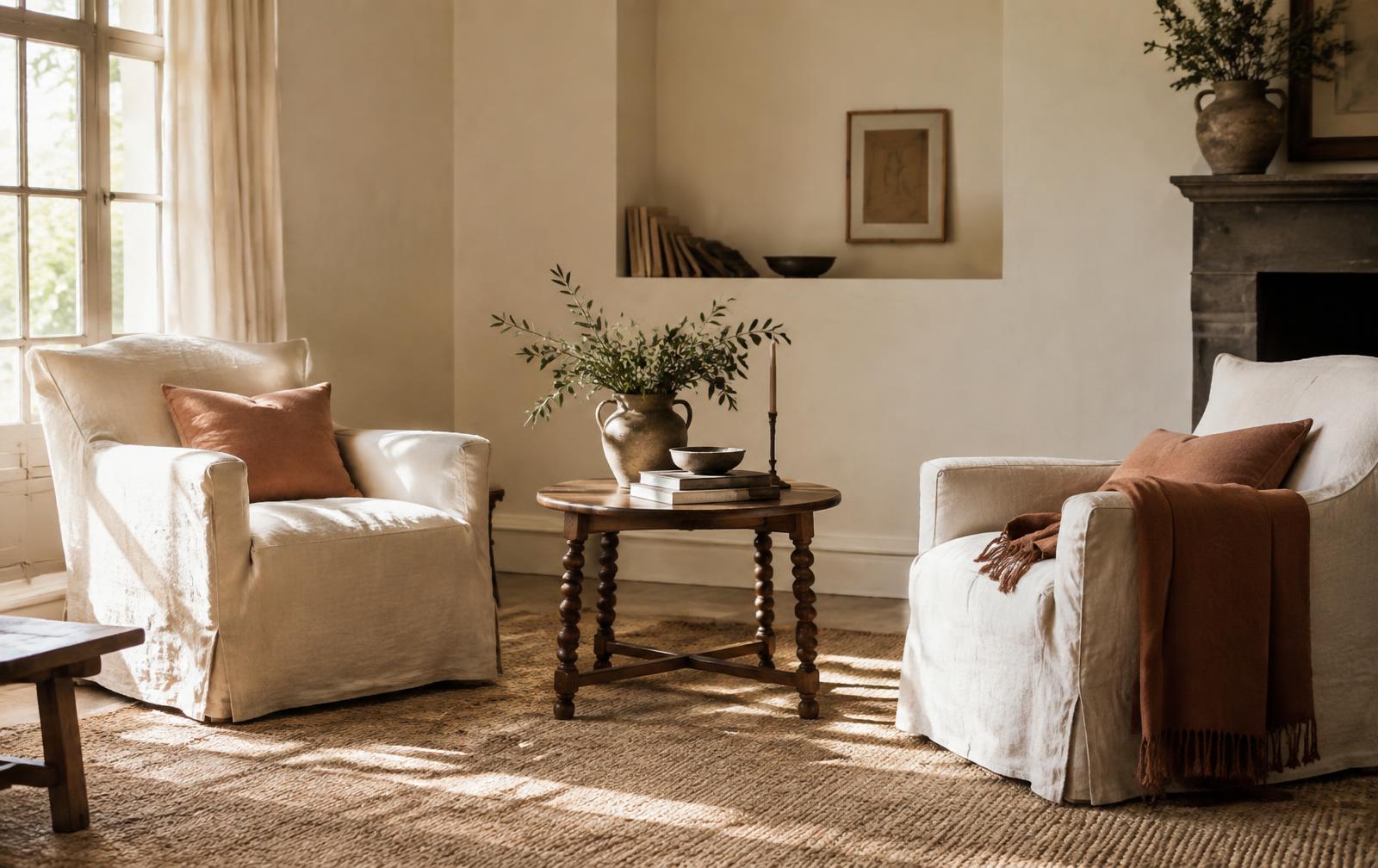 A quiet consulting room with two chairs